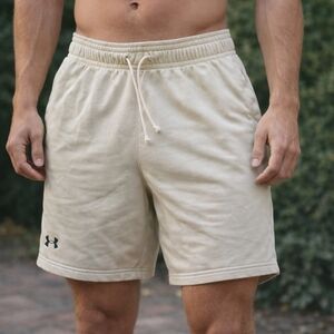 Under Armour Men's Beige Athletic Shorts